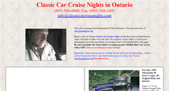 Desktop Screenshot of classiccarcruisenights.com